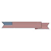 bandiera nastro per americano indipendente giorno celebrazione vettore