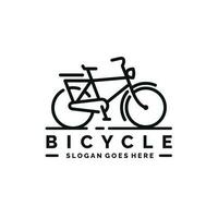 bicicletta logo design vettore illustrazione