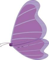 personaggio di un' viola la farfalla. vettore