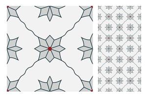 modelli di piastrelle d'epoca antico design senza soluzione di continuità vettore