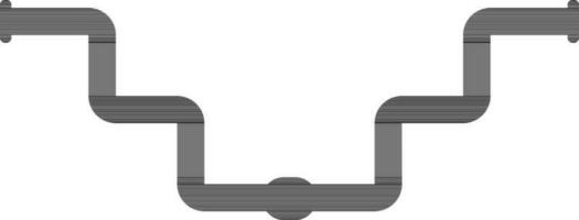 illustrazione di tubo adattamento nel piatto stile. vettore
