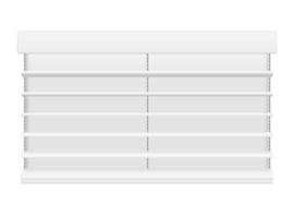 scaffalatura per negozio di trading modello vuoto per illustrazione vettoriale stock di design isolato su sfondo bianco