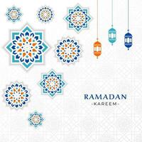 Ramadan saluto design per sociale media inviare o bandiera vettore