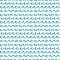 mare e oceano blu onda increspature senza soluzione di continuità modello vettore