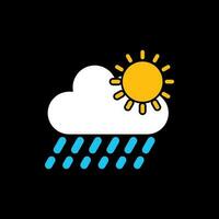 illustrazione vettoriale icona meteo