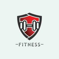 fitness logo design illustrazione vettoriale icona