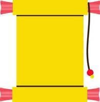 giallo colore di scorrere icona nel illustrazione. vettore