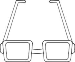 ictus stile di occhiali da sole icona per lusso concetto. vettore