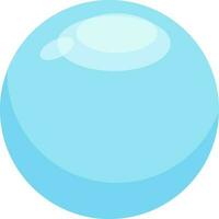 blu lucido palla vettore illustrazione.