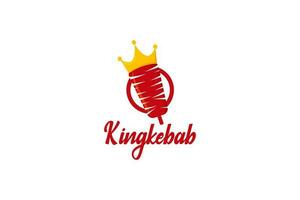 kebab logo vettore icona illustrazione