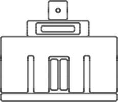 piatto stile illustrazione di costruzione. vettore