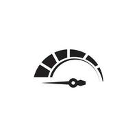 velocità logo icona vettore