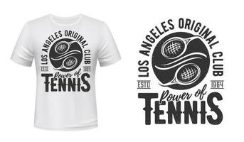 tennis maglietta Stampa modello, sport club squadra vettore