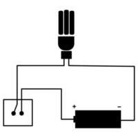 elettricità vettore elemento design