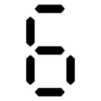 numerazione icona vettore illustrazione