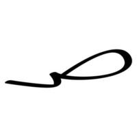 Arabo lettera logo vettore illustrazione
