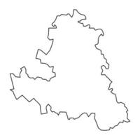 preili comune carta geografica, amministrativo divisione di Lettonia. vettore illustrazione.