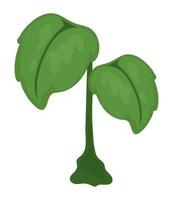 pianta ecologico sostenibilità icona isolato vettore