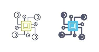 connessione vettore icona