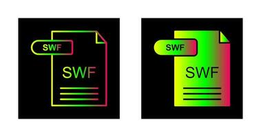 swf vettore icona