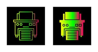 icona di vettore della stampante