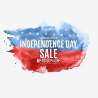 giorno dell'indipendenza usa 4 luglio sfondo di vendita vettore