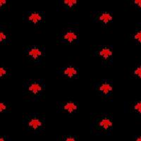 rosso acero canada seamless pattern vettore