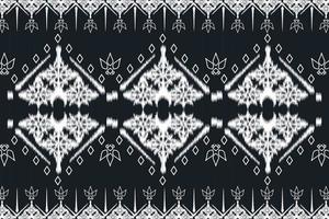 geometrico etnico orientale ikat seamless pattern tradizionale sfondo design vettore