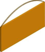 giallo bla tavola icona o simbolo. vettore