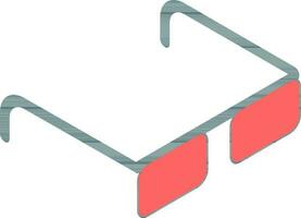 isometrico illustrazione di occhiali da sole elemento. vettore