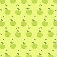 seamless pattern di mela vettore