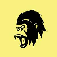 gorilla logo per azienda o attività commerciale vettore