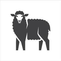 pecora logo design vettore. agnello icona. unico pecora logo simbolo. vettore illustrazione