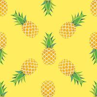 sfondo seamless pattern di ananas vettore