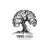 albero minimo logo vettore