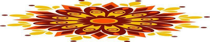 colorato floreale mandala design. vettore