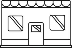 illustrazione di Casa icona nel ictus stile. vettore