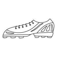 individuare stivali nel mano disegnato scarabocchio stile. vettore illustrazione isolato su bianca. colorazione pagina.