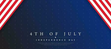 Stati Uniti d'America 4 ° di luglio, indipendenza giorno Stati Uniti d'America, vettore illustrazione