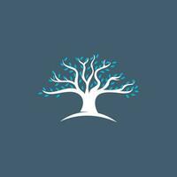 albero foglia natura logo design vettore