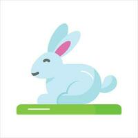 bene progettato icona di coniglio, concetto icona di animale domestico animale nel di moda stile vettore