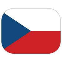 bandiera di il ceco repubblica nel forma. vettore