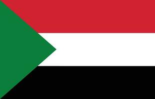 Sudan bandiera. bandiera di Sudan nel design forma vettore