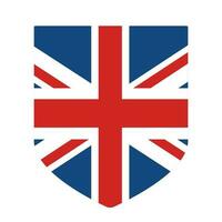 unito regno bandiera forma. bandiera di UK nel design forma vettore