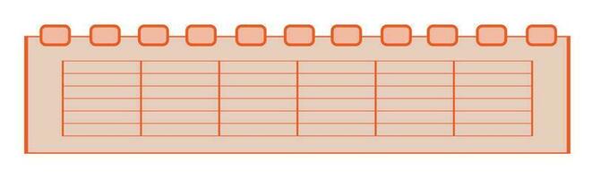 piatto ricerca corda per bandiera piano, calendario design. computer interfaccia. vettore illustrazione. azione Immagine.