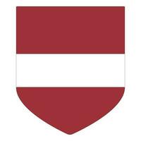 bandiera di Lettonia. Lettonia bandiera nel design forma vettore