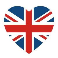 unito regno bandiera forma. bandiera di UK nel design forma vettore