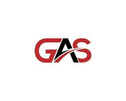 gas lettera logo modelli vettore. vettore