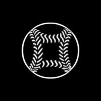 baseball, minimalista e semplice silhouette - vettore illustrazione