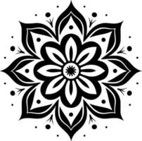 mandala - minimalista e piatto logo - vettore illustrazione